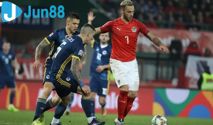 Phân tích trận đấu Áo và Bosnia & Herzegovina: Áo chiếm lợi thế sân nhà 9 arnautovicaustriabosnia1220 002005